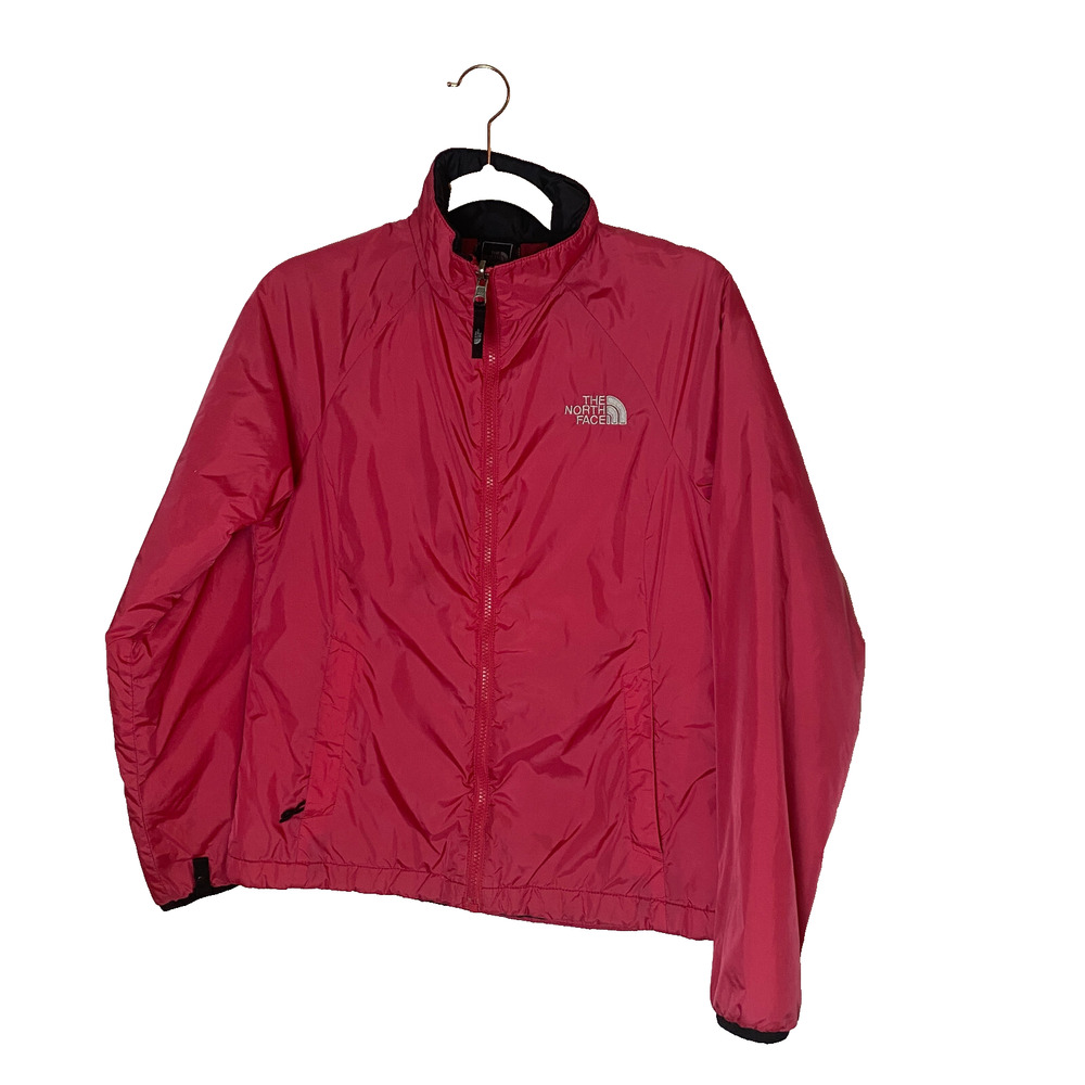 The North Face Hyvent LINER ONLY Jacket Womens Small Red Black Zip Pockets